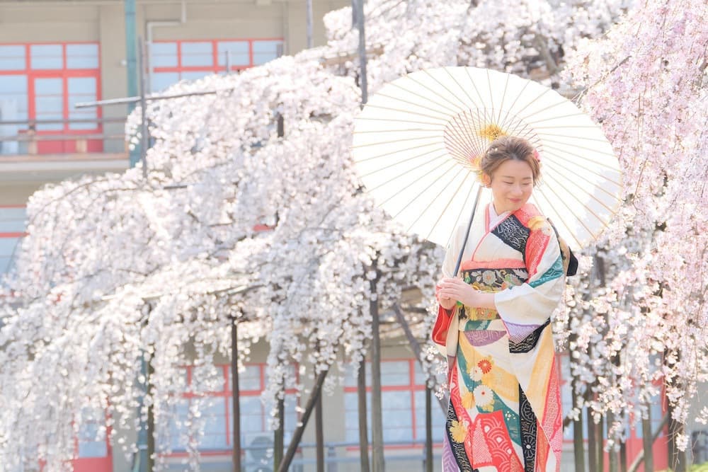 成人式の撮影