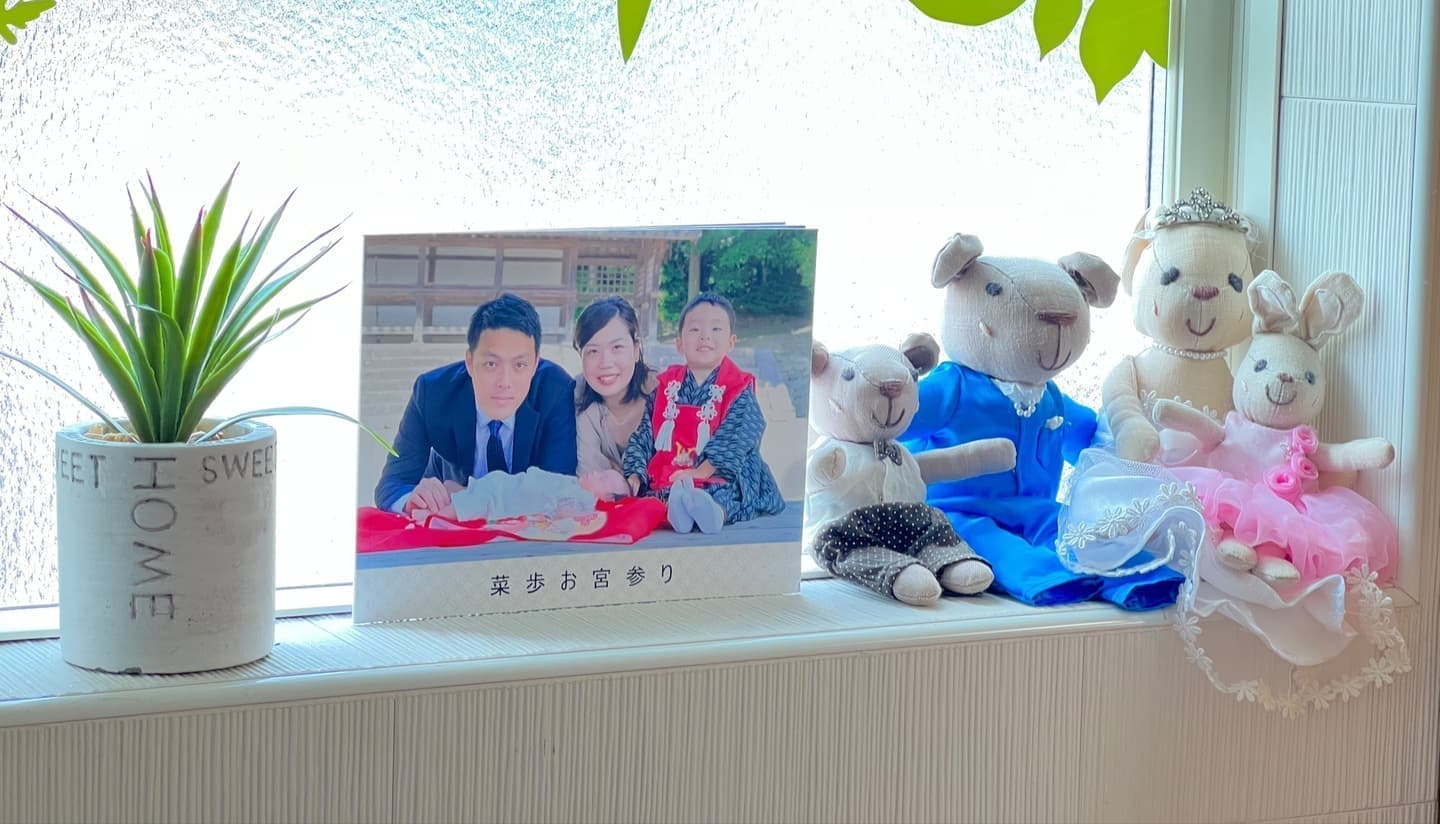 お宮参りのフォトブック