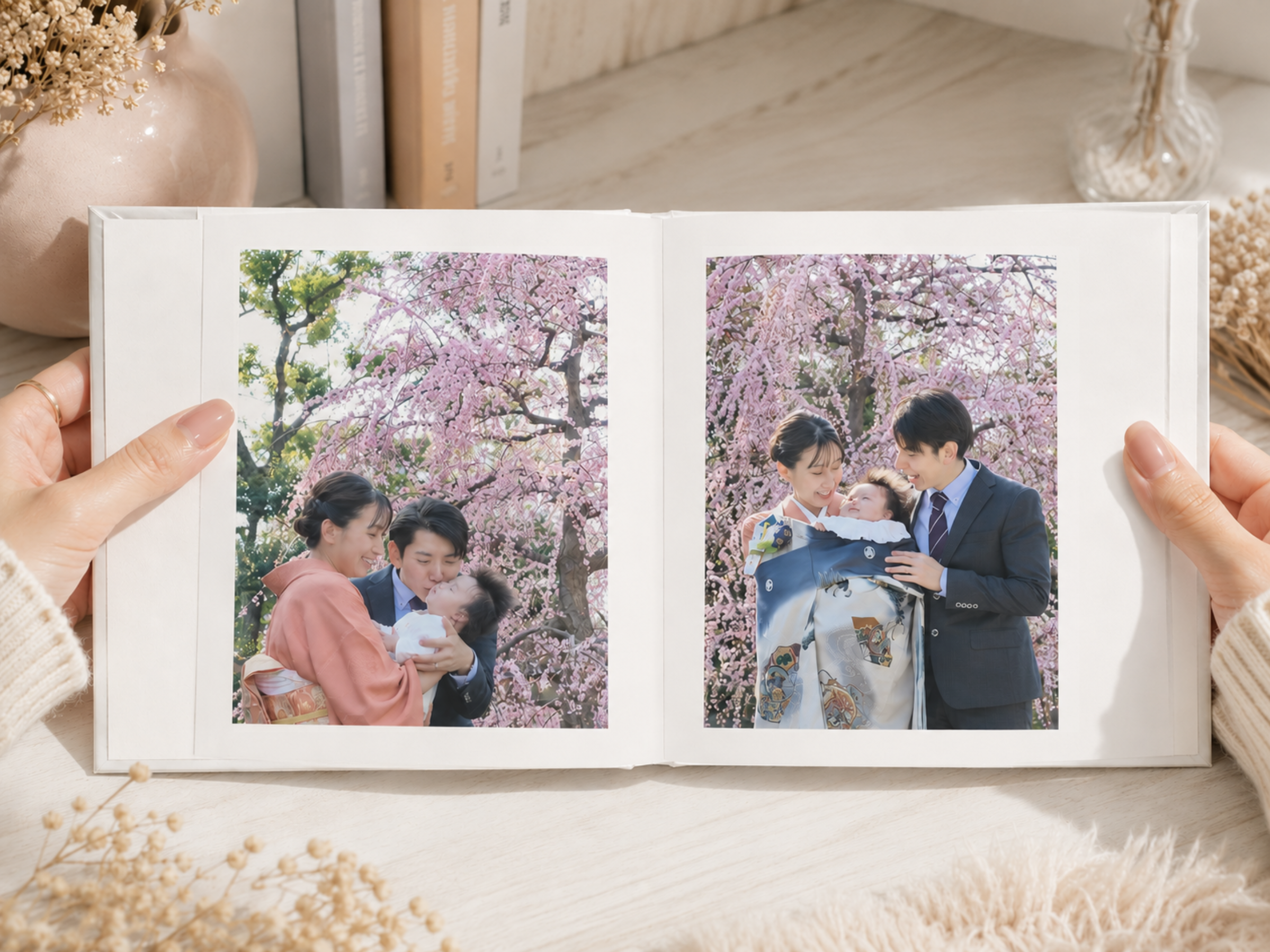 お宮参りのフォトブック写真集