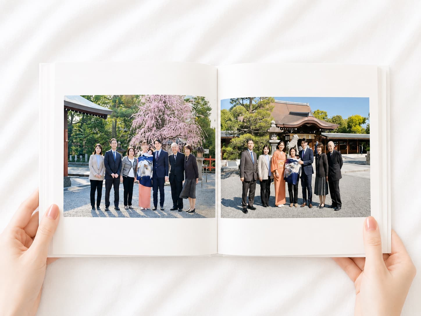 お宮参りのフォトブック写真集