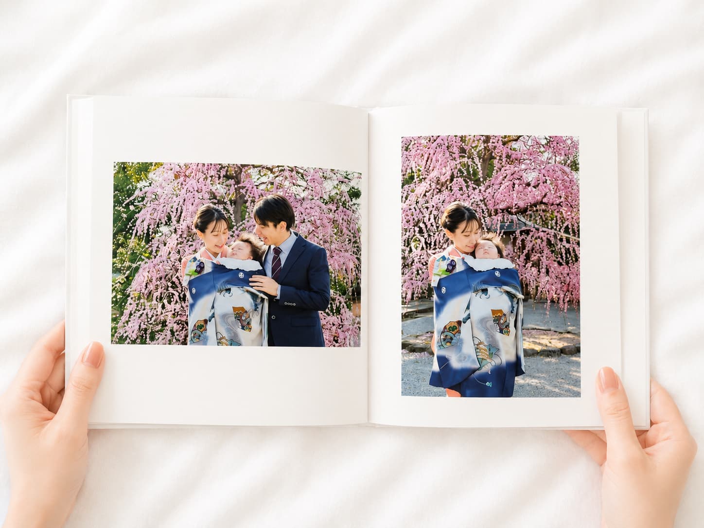 お宮参りのフォトブック写真集