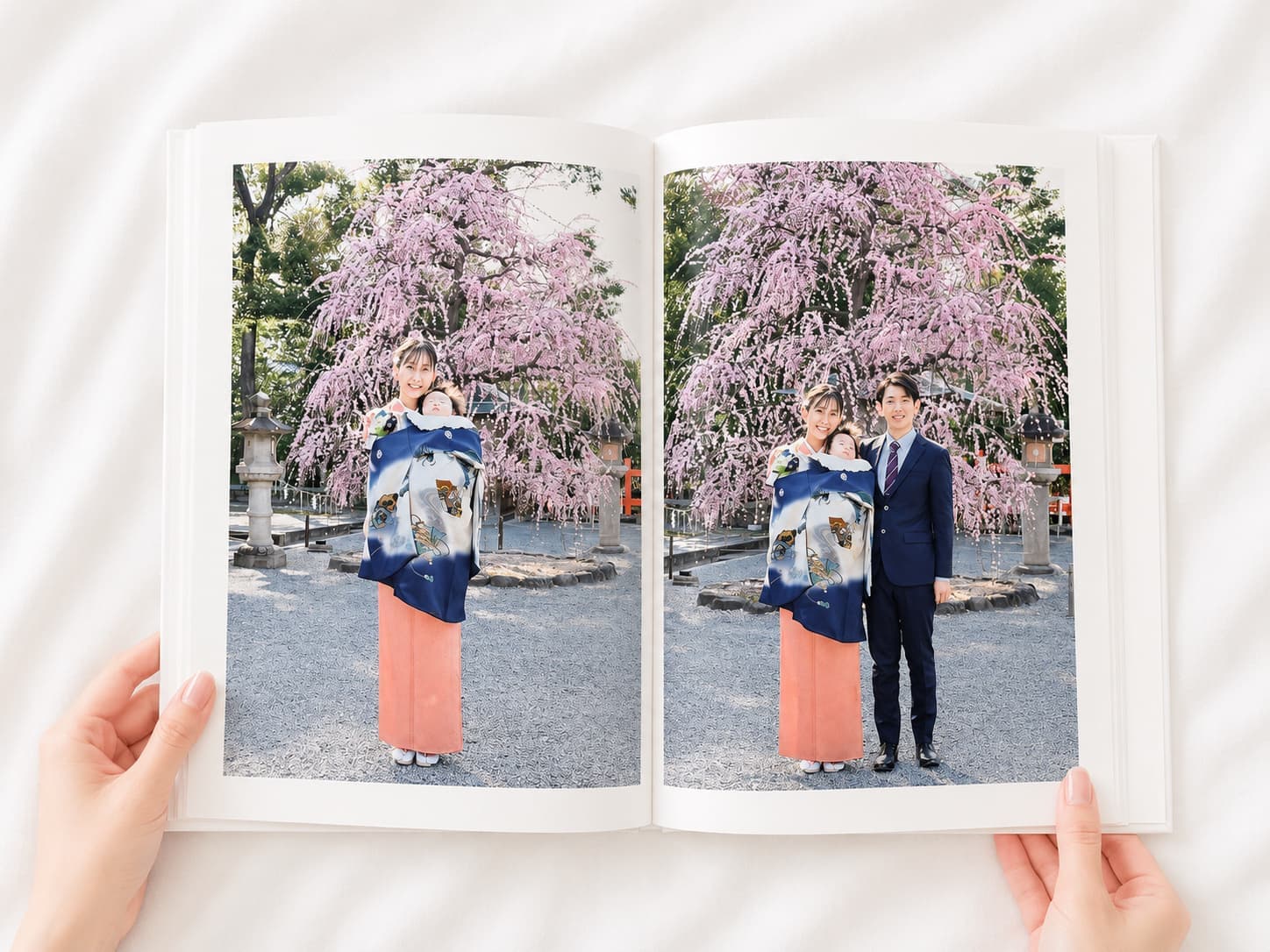 お宮参りのフォトブック写真集