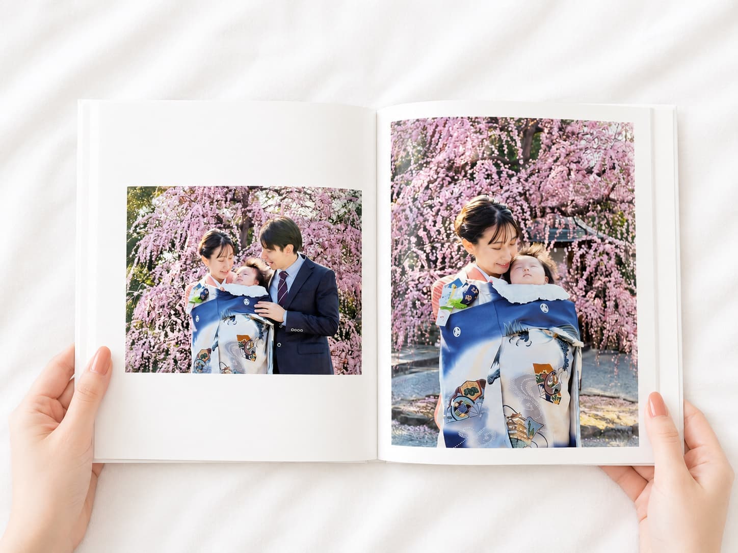 お宮参りのフォトブック写真集
