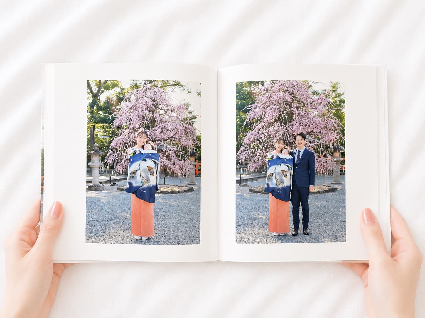 お宮参りのフォトブック写真集