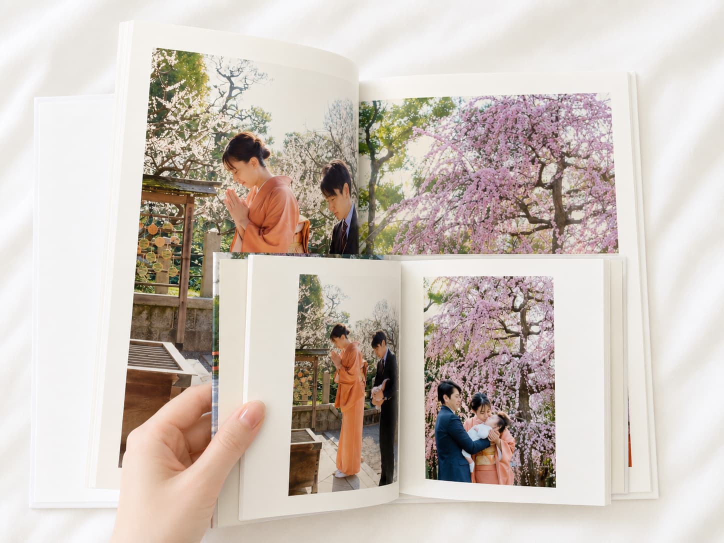 お宮参りのフォトブック写真集